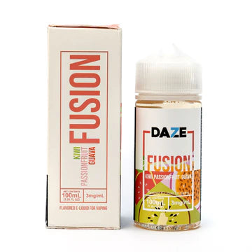 Kiwi Passionfruit Guava Iced by 7 Daze Fusion 100 ml At Best Price In Pakistan | AURA-VAPES